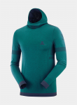 SALOMON &scaron;varkas su gobtuvu Outspeed Wool Hoodie žalias