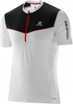 SALOMON mar&scaron;kinėliai SS Fast Wing HZ Tee, balti/juodi