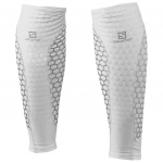 SALOMON kojinės Exo Calf Long baltos