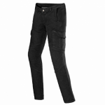 CLOVER Cargo Pro juodos džinsinės kelnės