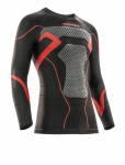 ACERBIS termoaktyvus ilgomis rankovėmis MX X Body Winter juoda/raudona