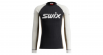 SWIX RaceX Classic LS black/white/brown termo krekls