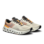 ON batai Cloudrunner 2 W pilka/balta/smėlio spalvos