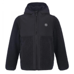 COLOR KIDS &scaron;varkas Teddy Fleece Striukė juoda