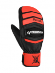 REUSCH pir&scaron;tinės WC Warrior Team Mitt juoda/fluorescencinė raudona