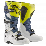 HUSQVARNA zābaki Tech 7MX boots white/blue/yellow