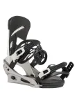 BURTON Mission white/silver bindings