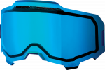 100 % Armega Dual blue mirror akinių lę&scaron;is