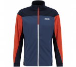 SWIX distancinio slidinėjimo striukė Cross JKT mėlyna/raudona