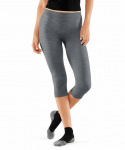 FALKE termobiksės 3/4 moterims Wool Tech Tight pilkos spalvos