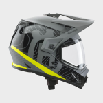HUSQVARNA &scaron;almas MX9 Adventure juoda/pilka/geltona