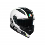 AGV K7 Super 46 white/black/yellow ķivere