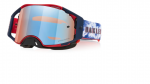 OAKLEY MX brilles Airbrake Maxime Renaux blue/red w/prizm sapphire irid