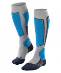 FALKE kojinės SK2 Wool pilka/&scaron;viesiai mėlyna