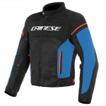 DAINESE moto striukė Air Frame D1 Tex juoda/mėlyna/raudona