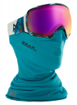 ANON akiniai WMS Tempest MFI parrot black su sonar pink / veido kaukė