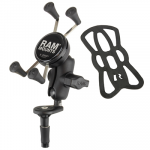 RAM MOUNT komplektas Steam Mount trumpa rankena su XGrip ir apsaugine guma