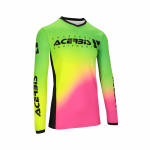 ACERBIS džersis MX J Track Stabi juoda/žalia/geltona/rožinė