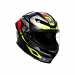 AGV &scaron;almas K6 S Erazer juoda/raudona/geltona fluo