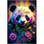 Deimantinė mozaika 5d 30x40cm (25x35cm) panda