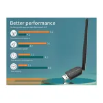 CONCEPTRONIC Bluetooth5.1 Adapter NanoUSB 100m schwarz