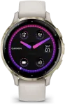 Garmin Venu 3S - 41 mm - Ivory - intelligente Uhr mit Band - Silikon - Handgelenkgre: 110-175 mm - Anzeige 3,04 cm (1,2) - 8GB - Bluetooth, ANT+, Wi-Fi - 40 g (010-02785-04)