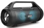 Manta SPK215 Portable Wireless Bluetooth Speaker with USB and TWS, Long-Lasting Battery, Black