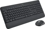 Logitech Signature MK650 for Business - Tastatur-und-Maus-Set - kabellos - 2.4 GHz, Bluetooth LE - AZERTY - Franzsisch - Graphite