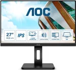 AOC 27P2Q - LED-Monitor - 68.6 cm (27) - 1920 x 1080 Full HD (1080p) - IPS - 250 cd/m - 1000:1 - 4 ms - HDMI, DVI, DisplayPort, VGA - Lautsprecher - Schwarz