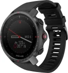Polar Grit X Pro - Schwarz DLC - Sportuhr mit Band - Fluorkautschuk (FKM) - schwarz - Bandgre: M/L - Anzeige 3 cm (1.2) - Bluetooth - 47 g