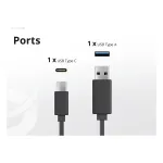 CONCEPTRONIC Ladegert 2Port GaN USB-C/-A 20WPD3.0/PPS sw