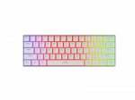 Genesis THOR 660 G2 Gaming Keyboard Wireless/Wired US RGB White 2.4GHz, Bluetooth, USB-C Linear