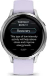 Garmin Venu 4 Smartwatch 41mm grau/silber lavendelblau (010-03013-01)