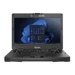 Getac S410G5 robustes 14 Notebook mit Touchscreen, Intel Core i5 4,6GHz, 16GB RAM, 256GB SSD, Windows 11 Pro, MIL-STD 810H, IP53, Wi-Fi 6E, Thunderbolt 4, helles 1000 cd Display, QWERTZ Tastaturbeleuchtung. Robustes Notebook, 14-Zoll-Touchscreen-Disp ...