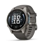 Garmin Fenix 9 - 43 mm, AMOLED Pebble Gray QuickFit-Silikon-Armband (010-04761-11)