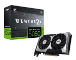 Graphics Card MSI GEFORCE RTX 5050 8G VENTUS 2X OC NVIDIA 8 GB GDDR6, PCIe 5.0, TORX FAN 5.0