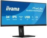 iiyama ProLite XUB3493WQSU-B6 computer monitor 86.4 cm (34) 3440 x 1440 pixels UltraWide Quad HD LED Black