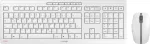 CHERRY STREAM DESKTOP RECHARGE - Tastatur-und-Maus-Set - kabellos - 2.4 GHz - QWERTY - US mit Euro-Symbol - Tastenschalter: CHERRY SX - Pale Gray