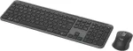 Logitech Signature Slim Combo MK950 - Tastatur-und-Maus-Set - 100% - full size - kabellos - Bluetooth 5,1 LE - AZERTY - Franzsisch - Graphite (920-012485)