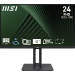 MSI PRO MP245PG LED-Monitor 60 cm (23.8 Zoll), schwarz, FullHD, IPS, Adaptive-Sync, 100Hz Panel (9S6-3PC19M-003)