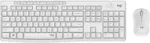 Logitech MK295 Silent - Tastatur-und-Maus-Set - kabellos - 2.4 GHz - Italienisch - Off White