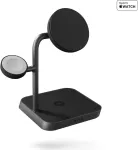 Zens Aluminium Series 3 in 1 Magnetic Wireless Office Charger Pro 3+ Watch mit Netzteil (ZEDC25B/00)