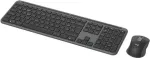 Logitech Signature Slim Combo MK950 - Tastatur-und-Maus-Set - 100% - full size - kabellos - Bluetooth 5.1 LE - QWERTZ - Schweiz - Graphite (920-012482)