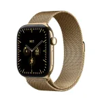 Apple Watch Series 12 GPS + Cellular 46mm Radiant Gold Titanium Case with Radiant Gold Milanese Loop - M/L (MJGV4ZR/A)