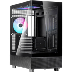 SilverStone Lucid 04, Tower-case - black, Tempered Glass x 2