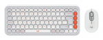 POP ICON COMBO MOUSE AND KB - OFF WHITE - US INTL - INTNL-973
