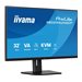 Monitor iiyama ProLite XB3294UHSCP-B1 4K VA 31.5-inch with USB-C 95W PD and KVM Switch