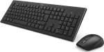 Hama Cortino - Tastatur-und-Maus-Set - kabellos - 2,4 GHz - QWERTY - Ukrainisch - Schwarz (89182664)