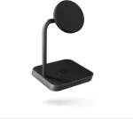 Zens Aluminium Series 2 in 1 Magnetic Wireless Office Charger 2 mit Netzteil 24W 1x 15W (ZEDC26B/00)