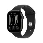 Apple Watch Series 12 GPS 46mm Black Aluminium Case with Black Sport Band - S/M (MJEK4ZR/A)